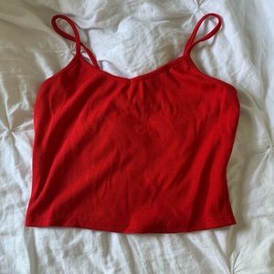 Shein red tank size medium